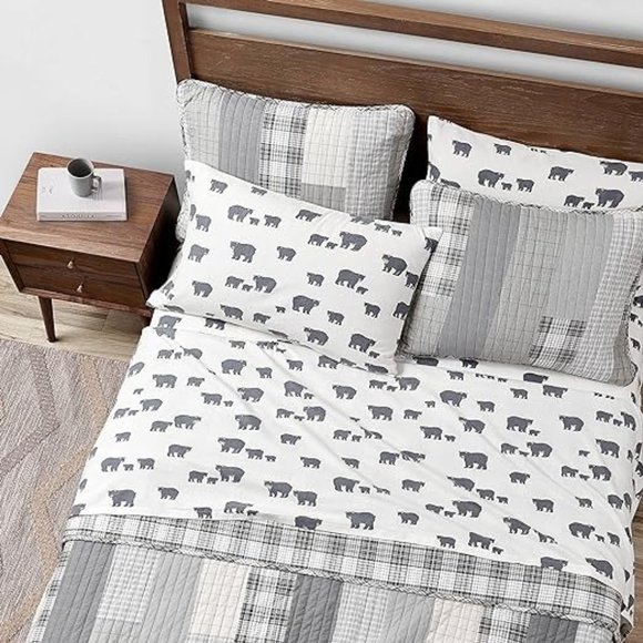 Cotton Flannel Bedding Set, Brushed for Extra Softness, Cozy Home Decor … - Picture 1 of 5